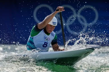 Imagem ilustrativa da imagem Ana Sátila e Pepê Gonçalves avançam com facilidade às semifinais da canoagem slalom