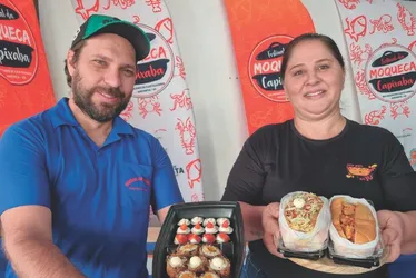 Imagem ilustrativa da imagem Até cachorro-quente e comida japonesa feita de moqueca