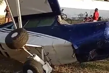 Imagem ilustrativa da imagem Avião bimotor realiza pouso forçado na Baixada Fluminense