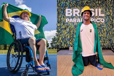 Imagem ilustrativa da imagem Beth Gomes e Gabriel Araújo: conheça os porta-bandeiras do Brasil nas Paralimpíadas
