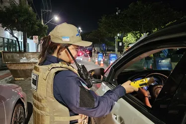 Imagem ilustrativa da imagem Blitz do bafômetro: 131 motoristas são flagrados em 8 horas no ES