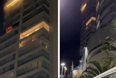 Imagem ilustrativa da imagem Bombeiros realiza perícia em apartamento que pegou fogo na Praia da Costa