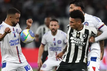 Imagem ilustrativa da imagem Botafogo fica no empate com o Bahia pelas oitavas da Copa do Brasil
