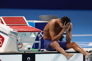 Imagem ilustrativa da imagem Cachorrão briga por medalha e termina com 5º melhor tempo do mundo