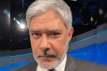 Imagem ilustrativa da imagem Com covid, William Bonner surge 'envelhecido' em foto e atualiza estado de saúde