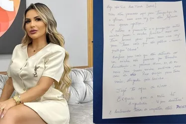 Imagem ilustrativa da imagem Deolane Bezerra publica carta aberta após prisão: 'Exquece que a mãe tá enjaulada'