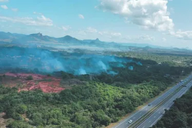 Imagem ilustrativa da imagem Drones e até helicópteros para combater incêndios no ES