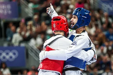 Imagem ilustrativa da imagem Edival Pontes, supera espanhol e conquista medalhista de bronze no taekwondo
