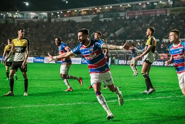 Imagem ilustrativa da imagem Em jogo atrasado, Fortaleza busca o empate diante do Criciúma no Brasileiro