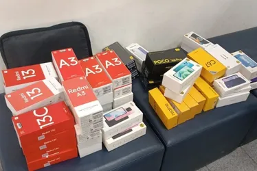 Imagem ilustrativa da imagem Fiscalização apreende celulares sem nota fiscal em lojas de Colatina