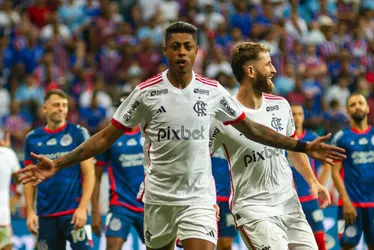 Imagem ilustrativa da imagem Flamengo vence Bahia e conquista vantagem nas quartas da Copa do Brasil