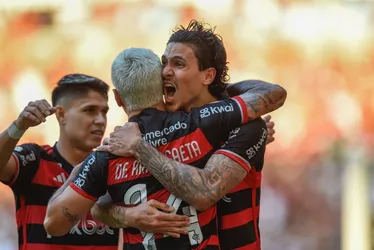 Imagem ilustrativa da imagem Flamengo vence o Atlético-GO no Maracanã e reassume a liderança do Brasileirão