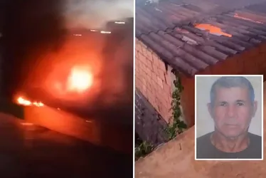 Imagem ilustrativa da imagem Idoso morre em incêndio e polícia suspeita de assassinato