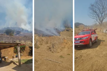 Imagem ilustrativa da imagem Incêndio atinge O Frade e a Freira no Sul do ES