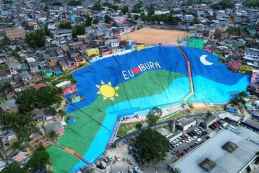 Imagem ilustrativa da imagem Maior geomanta do Brasil ganha arte urbana do Recife