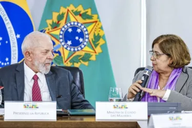 Imagem ilustrativa da imagem Ministra Cida Gonçalves reage a piada de Lula sobre violência contra mulheres