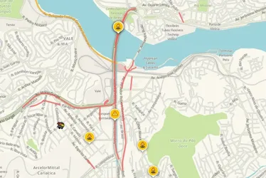 Imagem ilustrativa da imagem Motoristas enfrentam lentidão na Segunda Ponte
