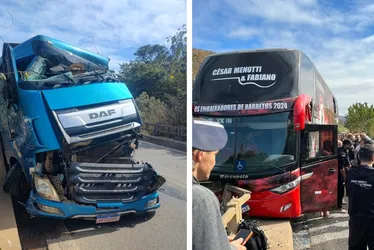 Imagem ilustrativa da imagem César Menotti se pronuncia após acidente a caminho do ES: "Livramento"