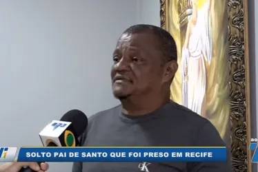 Imagem ilustrativa da imagem Pai de santo é solto e relata perseguição e intolerância religiosa de vizinha