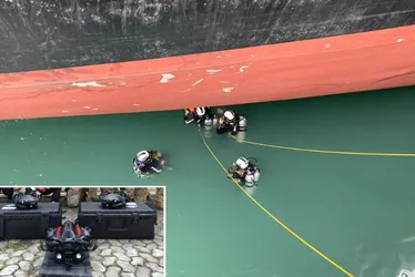 Imagem ilustrativa da imagem Polícia Federal usa até drone no mar para combater o tráfico em navios