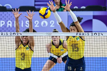 Imagem ilustrativa da imagem Seleção feminina de vôlei atropela Quênia em estreia em Paris