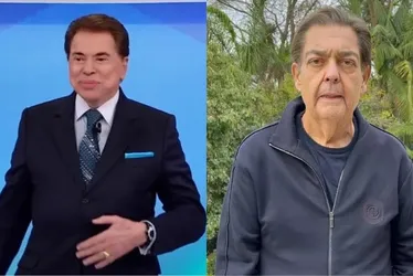 Imagem ilustrativa da imagem Silvio Santos e Faustão estão internados no mesmo hospital em São Paulo