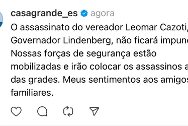 Imagem ilustrativa da imagem ‘Total prioridade na apuração’, diz Secretário de Segurança sobre morte de vereador