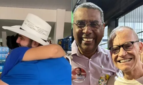 
          Imagem ilustrativa da imagem Candidatos da Grande Vitória fazem maratona de adesivaço e prosa com motociclista
          