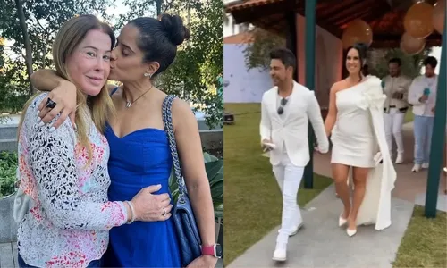 
          Imagem ilustrativa da imagem Filha fala sobre reação de Zilu Godói com casamento de Graciele e Zezé Di Camargo
          