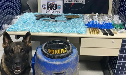 
          Imagem ilustrativa da imagem Guarda Municipal de Vila Velha e PM apreendem grande quantidade de drogas e armas
          