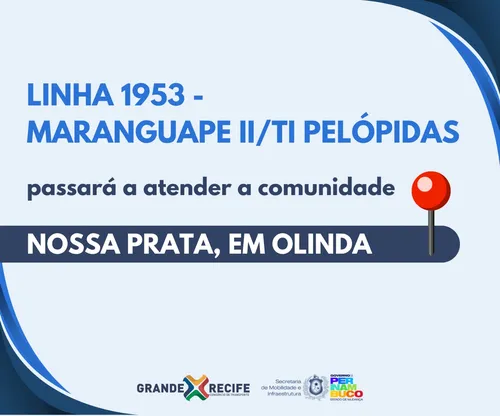 
          Imagem ilustrativa da imagem Nova linha de ônibus atenderá à comunidade Nossa Prata em Olinda
          