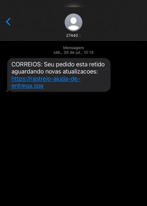 Imagem ilustrativa da imagem Correios alertam para novo golpe do SMS; saiba como os criminosos estão agindo