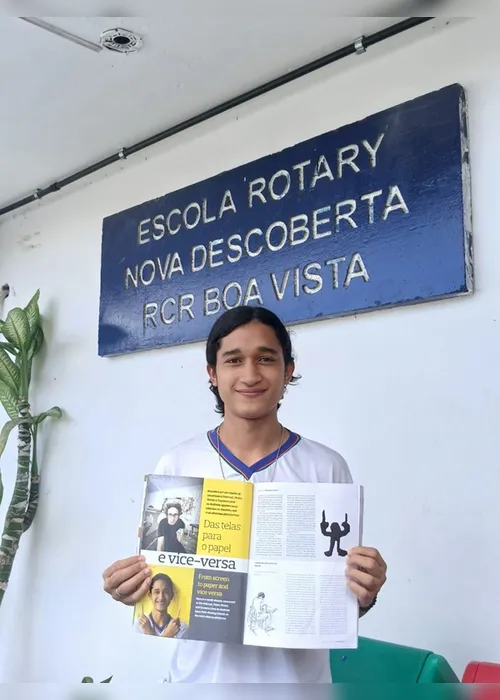 Imagem ilustrativa da imagem Estudante do Recife se destaca por sua produção como artista de quadrinhos