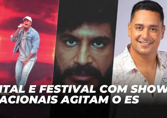 Imagem ilustrativa da imagem Assista a programação cultural com os shows deste final de semana no ES
