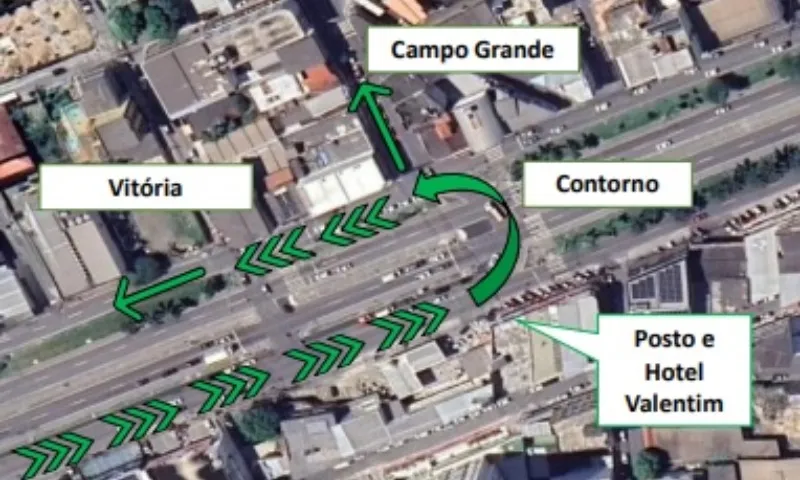 Imagem ilustrativa da imagem Trecho da avenida Mário Gurgel é interditado para obras de viaduto em Cariacica