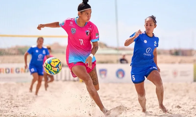 Imagem ilustrativa da imagem Ala do São Pedro Beach Soccer: “Já estava escrito que o título seria nosso”