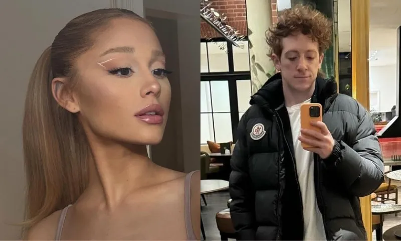 Imagem ilustrativa da imagem Ariana Grande reage a rumor de que Ethan Slater trocou família por ela