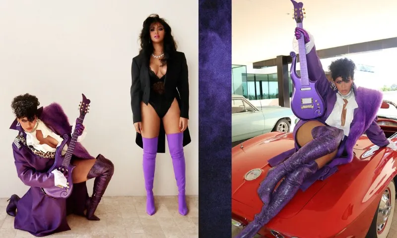 Imagem ilustrativa da imagem Beyoncé aparece vestida como Prince e fãs especulam novo álbum de rock