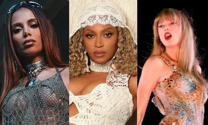 Imagem ilustrativa da imagem Grammy 2025: Anitta, Beyoncé e Taylor Swift são indicadas; veja a lista completa