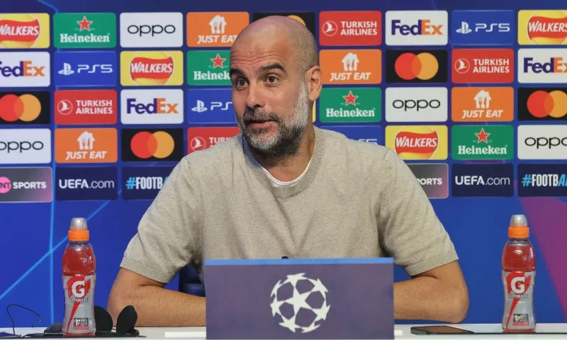 Imagem ilustrativa da imagem Guardiola culpa calendário por má fase do Manchester City e pede reforços