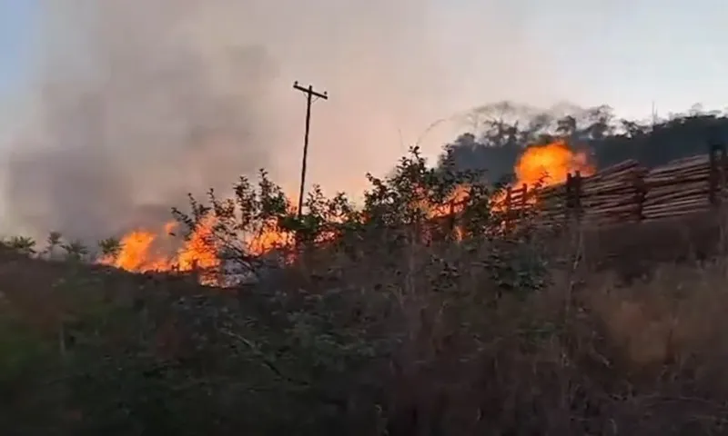 Imagem ilustrativa da imagem Incêndio suspende viagens na Ferrovia Vitória - Minas. Veja data para retomada