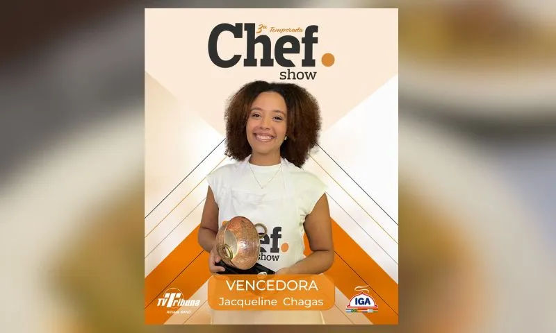 Imagem ilustrativa da imagem Jacqueline Chagas conquistou o troféu do Chef Show da TV Tribuna/Band