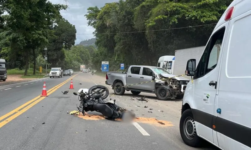 Imagem ilustrativa da imagem Motociclista morre após acidente em rodovia no Sul do ES