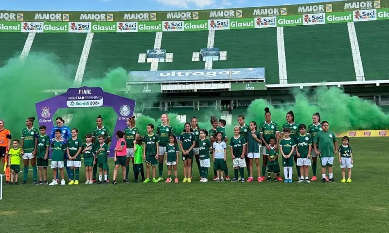 Imagem ilustrativa da imagem Palmeiras bate o Corinthians na final do Paulista feminino