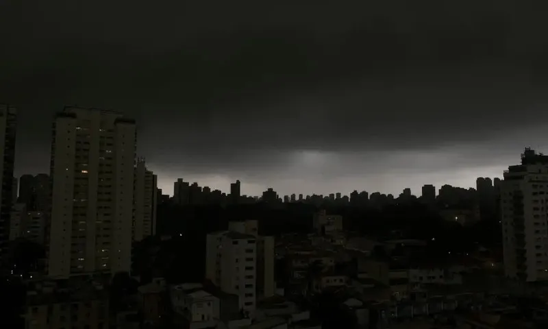 Imagem ilustrativa da imagem Temporal em SP derruba árvores e deixa moradores sem luz