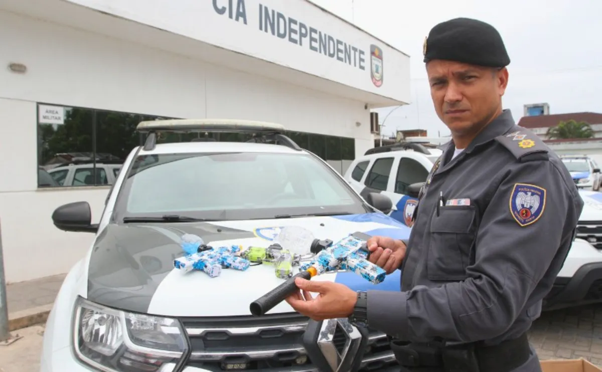 Imagem ilustrativa da imagem “Guerra” com arma de gel vira moda no ES e polícia faz alerta