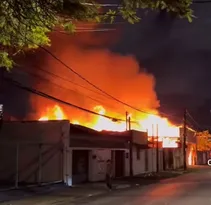 Imagem ilustrativa da imagem Galpão de artigos de bambu pega fogo em Afogados, Recife