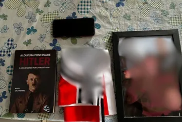 Imagem ilustrativa da imagem Adolescente de 14 anos é investigado após o pai denunciar posse de material nazista