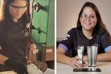 Imagem ilustrativa da imagem Alunos do Ifes viralizam nas redes sociais com experimento em copo térmico