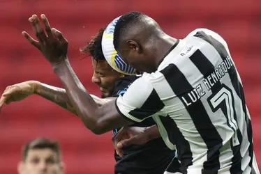 Imagem ilustrativa da imagem Botafogo empata com o Grêmio e vê Palmeiras encostar no Brasileirão